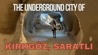 The Underground City of Saratli Kırkgöz, Türkiye.