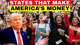 The RICHEST 10 States That Make America's Money!