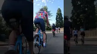 Start of the ride, neighborhood   4K. #bike #groupbikeride #oregon