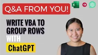 Coding with ChatGPT: Write VBA Code to Group Unknown Rows