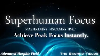 Superhuman Focus: Morphic Field for Productivity and Clarity (Extremely Strong)