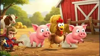 Harmony on the Farm 🐵🚜 | KoKo Monkey Rescues Cute Animals & Saves the Day | Kids Animation