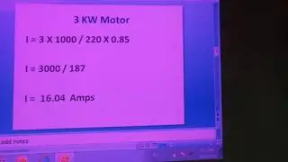How to calculate Motor current/ single phase & three phase