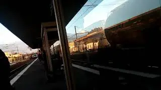 D&eacute;part de la gare de saumur rive droite