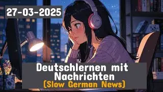 Deutschlernen mit Nachrichten| 27.03.2025 | Slow German News | Almanca Haber |