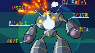 Dragon Ball Super : Vegeta faces off against the robot-like alien Magetta