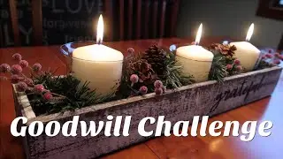 $5 Goodwill Challenge Christmas 2017 Mysocalledhome Old World Home