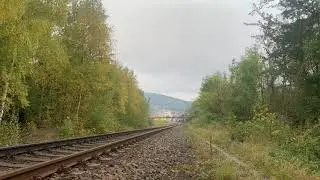 Der Rennsteig-Express auf dem Heimweg von Ilmenau am 17.10.2020