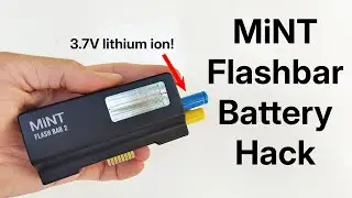 MiNT Flashbar hack - how to use rechargeable lithium ion cells for your SX-70 flash