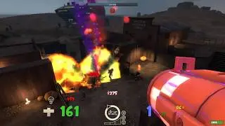 TF2: MvM Ghost Town Completed as Air Strike Soldier 2017