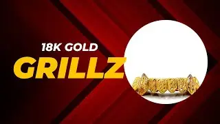 18k Gold Grillz Closer to Pure Gold.  Dripping 💧