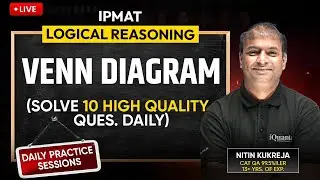 IPMAT Daily Practice Series by iQuanta | Logical Reasoning | Venn Diagram