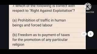 Fundamental Rights most important previous year question MCQ #fundamentalrights #politymcq #gkquiz 