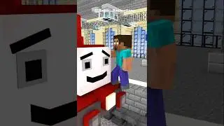 Choo Choo Charles and Herobrine #minecraftanimation