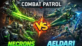 Warhammer 40,000 Combat Patrol Battle Report: Necrons Vs Aeldari