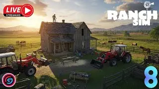 🔴 LIVE Ranch Simulator &ndash; From Empty Land to a Successful Ranch after long time