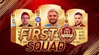 FIFA 18 - MY FIRST FUT CHAMPIONS TEAM & FORMATION! 100K CALCIO A SQUAD BUILDER!