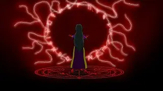 mystical portal 2d animation