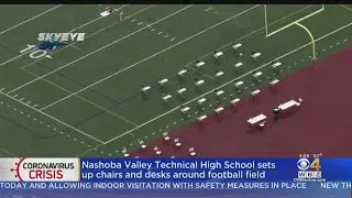 Nashoba Valley Technical High School Puts Classroom Outside On Football Field