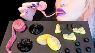 ASMR: Banana Cheesecake Foam & Licorice | Swedish Candy 🇸🇪 ~ Relaxing Eating Sounds [No Talking|V] 😻