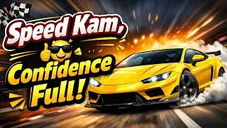 Fast & Furious ❌ Slow & Confused||Racing karne nikle the&hellip; drift ho gaya||#f1racing #racing #video 