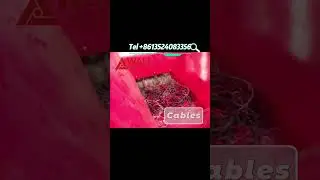 Amazing Shredder Machinery Single Shaft Shredder Cable Shredder