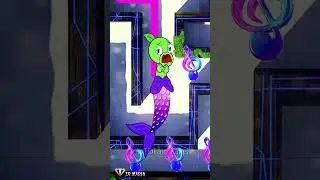 Sprunki Peashooter found Mermaid Sprunki pvz Sunflower&rsquo;s hair in the Deep-Sea Maze 🌻