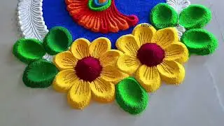 Easy Christmas Special 🎄 Rangoli Designs  || New Year Rangoli || Sand art