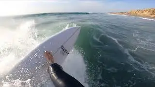 RAW POV - BREAKING my BRAND NEW Surfboard on the very FIRST Session!