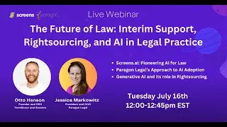 The Future of Law: Interim Support, Rightsourcing, and AI in Legal Practice