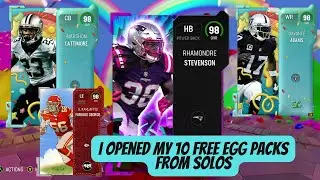 I OPENED MY 10 FREE EGG PACKS FROM SOLOS! VARIETY PACKS WITH 4 LTDS! | MADDEN 23 ULTIMATE TEAM
