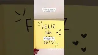 Cart&atilde;o de dia dos pais 📝 #handmadegift #creativecard #cart&atilde;ocriativo #presentefeitoam&atilde;o #diadospais