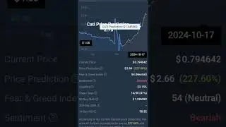 Cati Price Prediction to 2.7$