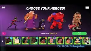 Disney Heroes Battle Mode / Darwin #drkcaenterprise @Disney #disney #disneyheroesbattlemode #games 