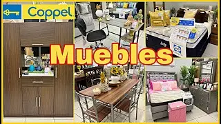 MUEBLES 🪑 EN COPPEL 🤑💙 RECÁMARAS, COMEDORES, ALACENAS Y DECORACIONES 🪴