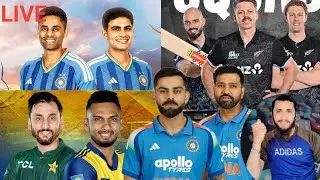 India Pakistan New Zealand Sri Lanka series live match