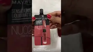 Maybeline New York Sensational Liquid Matte Mini lipstick pack of 4 only at 376/- Awesome shades