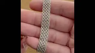 Second Chance Vintage Silver Bracelet:Eco-Friendly Jewelry Recycling for a Sustainable Future RC0014