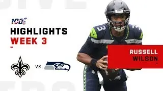 Russell Wilson Flies w/ 406 Yds, 2 Rushing TDs & 2 Passing TDs | NFL 2019 Highlights