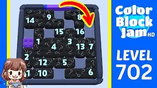 Color Block Jam Level 702 Solution Walkthrough