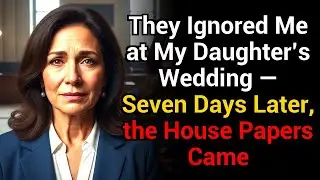 They Ignored Me at My Daughter&rsquo;s Wedding &mdash; Seven Days Later, the House Papers Came