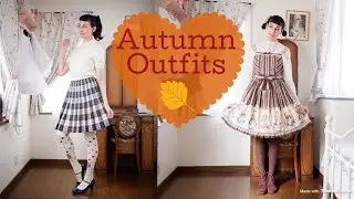 Autumn Outfit Lookbook- Otome, Vintage, Retro, Lolita