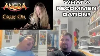 WHAT A GREAT RECOMMENDATION! CARRY ON (Angra) - Tommy Johansson (REACTION)