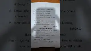 VMOU MA English previous Paper-3 2025pyq #exam #english #vmou #study #pyq #palaksedulab #kota