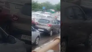 Rajiv chowk Gurgaon full traffic ⛔🚦 zam