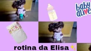 Rotina da Elisa ✨🎀💖