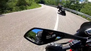 Valtrebbia with friends, KTM 990 SMR, Street Triple R 675, KTM Superduke R 1290, recorded by @AleGus