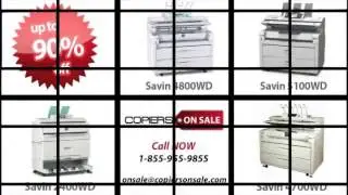 Savin Copiers and Printers - CopiersOnSale.com Video