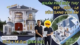 BT2-92467 ĐẸP – ĐỘC – LẠ: Khám phá biệt thự tân cổ 2 tầng 'GÂY THƯƠNG NHỚ' tại Hải Phòng!