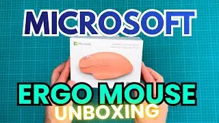 Microsoft Bluetooth Ergonomic Mouse (Peach) &ndash; Silent 4K Unboxing & First Look